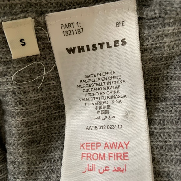 Whistles tie side rib wool sweater - Picture 7 of 8